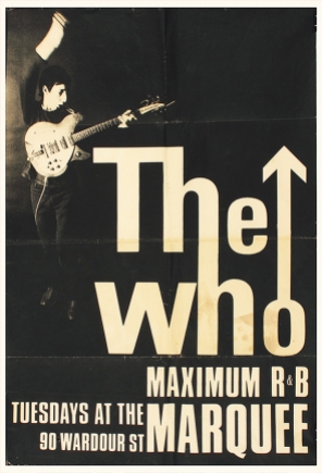 Aplicación del logo de The Who a un cartel