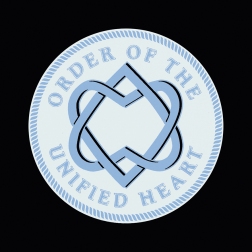 Sello de la «Order of the Unified Heart» reproducido en el diseño del elepé «Dear Heather», de Leonard Cohen